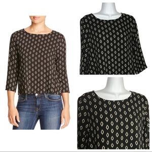 Cupcakes & Cashmere Top Blouse NWT XS